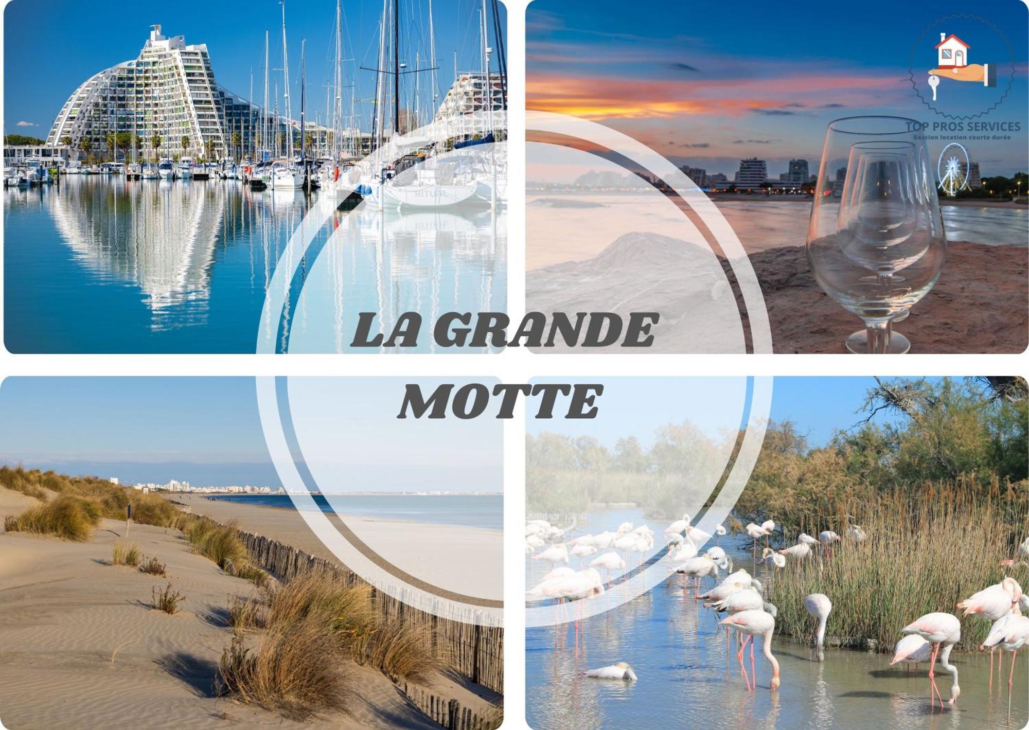 Le Estella Appart: Beachside Serenity with Parking & Wi-Fi La Grande-Motte Exterior photo